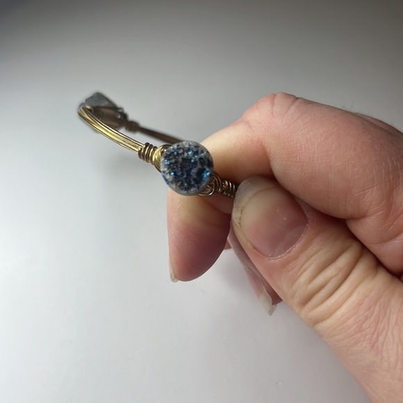 BOURBON and Bowties Blue Sparkly Bangle - Picture 6 of 9